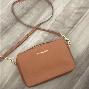 Michael Kors Jet Set Large Saffiano Leather Bag